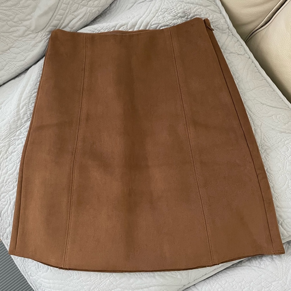 Babaton Cream Mini Pencil Skirt for Work